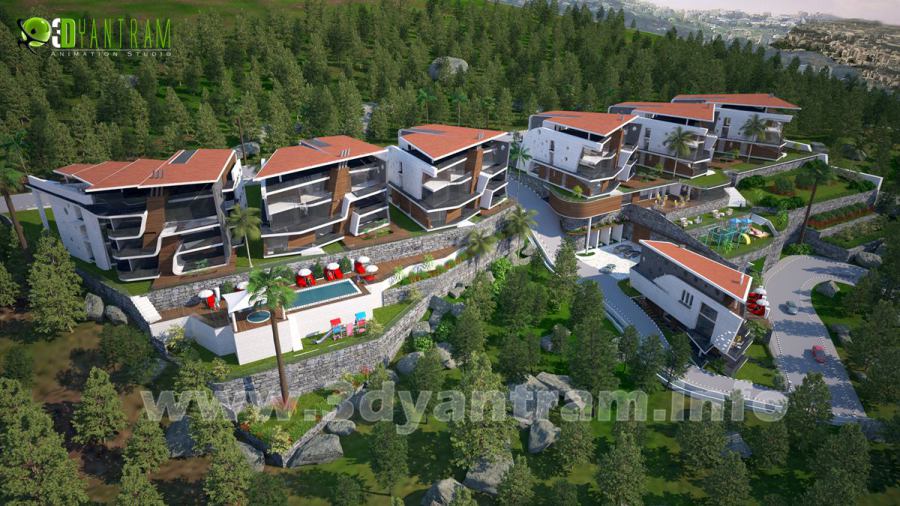 3d exterior rendering Texas